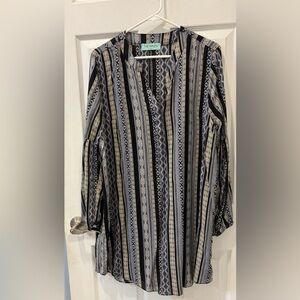 The Nines‎ Striped Pattern Dress